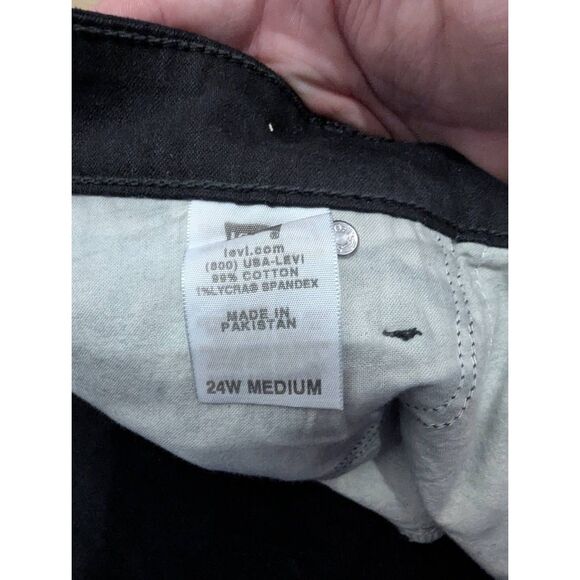 Levi Black Jeggings Leggings NWT - Picture 5 of 7